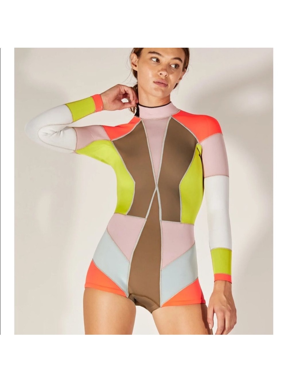NWOT Cynthia Rowley Neoprene Women’s Colorblock Surf Wetsuit Medium